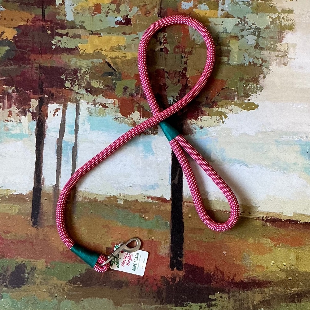 MERRY & BRIGHT - Christmas Themed Dog Leash